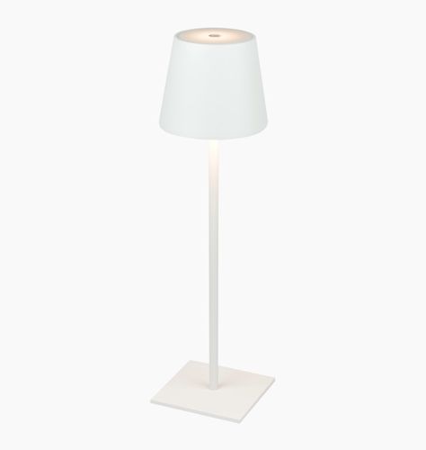 Įkraunamas, stalinis šviestuvas, 3.5W, 400lm, IP54, šiltai balta 3000K, 4000mAh, baltas 200425 5905378200425