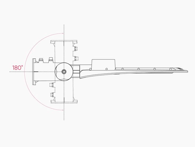 Уличный светильник LED 230V 50W 5 000lm, 130° x 75° 4000K, STREETLITE, IP65, IK08 201064