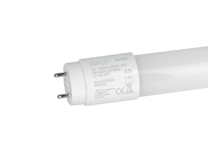 LED tube T8 G13 4000K 9W 1350lm 230V 270° Glass 60cm PRIME 202061-II 5905378216952