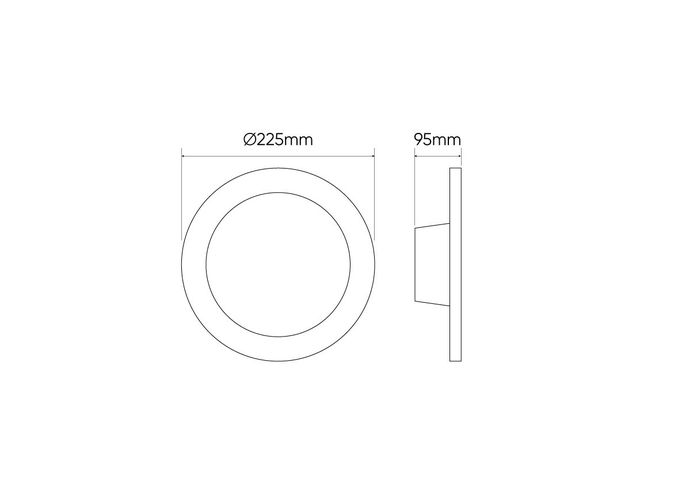 LED line PRIME Downlight CALMOS 24W 4000K 2800lm IP44 202139 5905378202139