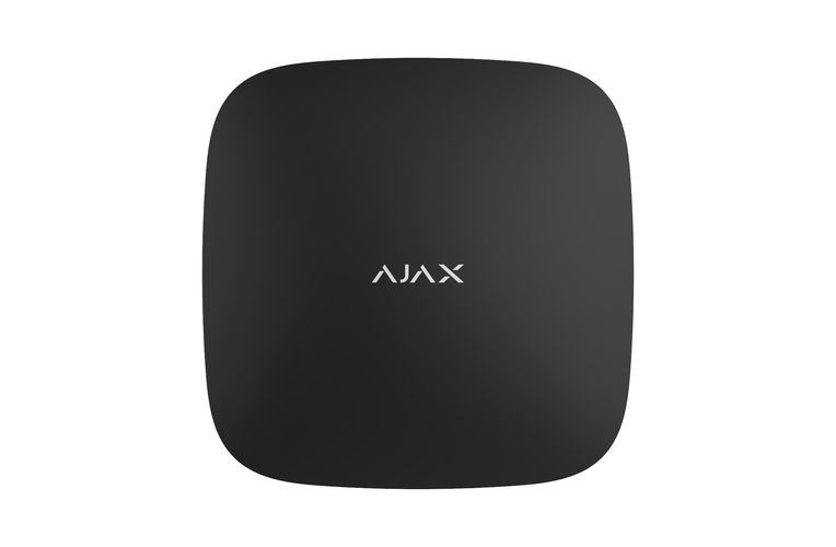 HUB 2 4G bevielė centralė, 2x SIM 4G, LAN, 100 įrenginių, 50 vartotojų, juoda, Ajax 20276.40.BL1 0810031990535