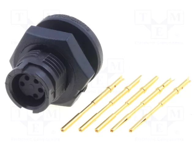 Connector: circular; socket; female; 3A; 125V; PIN: 5; EN2; soldering SWITCHCRAFT EN2P5F26