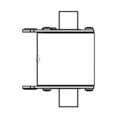 Saugiklis su indikacija 35A, 800V, gRL, NH00, Siba 2030934.35