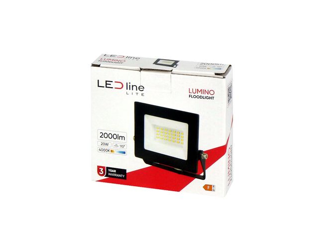 LED line LITE Floodlight LUMINO 20W 4000K 2000lm, IP65 203297 5905378203297