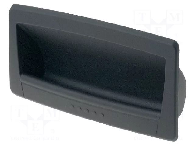 Holder; technopolymer PA; black; L: 50mm; W: 90mm; F2: 0.5kN; D: 17mm ELESA+GANTER EPR.90-PF-C1