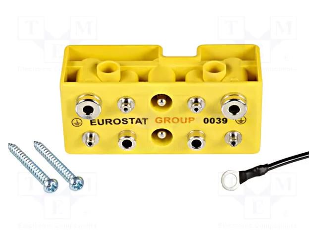 Universal grounding box; ESD; 3m; banana 4mm socket,GSGS EUROSTAT GROUP ERS-305600039