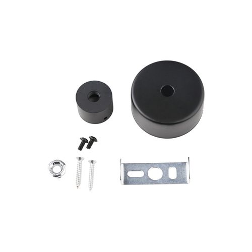 LED juostos NEONFLEX D25 paviršinio montavimo laikiklis, juodas NF-D25-SURMOUNT-BL