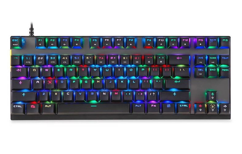 Motospeed K82 RGB Mechanical Keyboard (black), Motospeed K82-Red