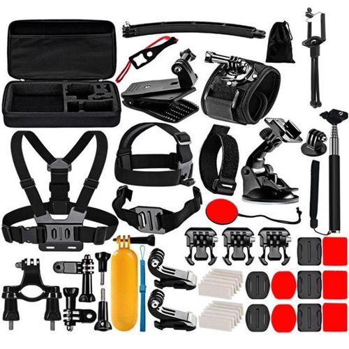 Accessories set Puluz for Sports Cameras PKT39 50-in-1, Puluz PKT39