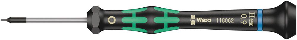 2054 Screwdriver for hexagon socket screws for electronic applications, 0.9x40, Wera 05118062001