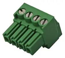 TERMINAL BLOCK, PLUG, 3.5MM, 4WAY 284506-4