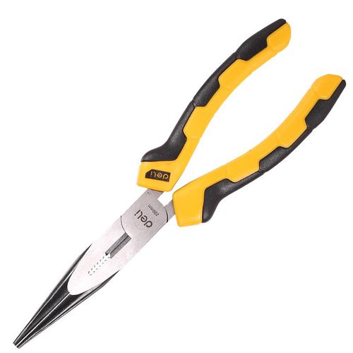 Long Nose Pliers 8" Deli Tools EDL2108 (yellow), Deli Tools EDL2108