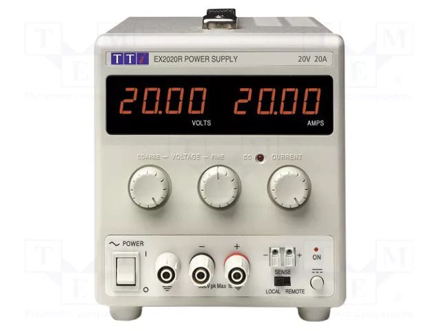 Power supply: laboratory; switching,single-channel; 0÷20VDC AIM-TTI EX2020R