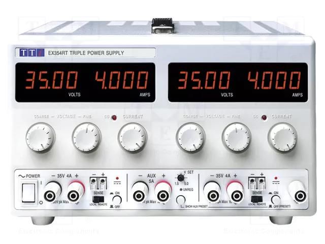 Power supply: laboratory; switching,multi-channel; 0÷35VDC; 0÷4A AIM-TTI EX354RT