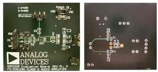 EVALUATION BOARD, AUDIO POWER AMPLIFIER SSM2305-EVALZ