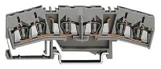 TERMINAL BLOCK, DIN RAIL, 6POS, 12AWG 280-675