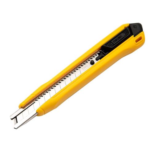 Cutter 9mm SK4 Deli Tools EDL009B (yellow), Deli Tools EDL009B