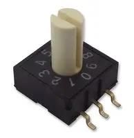 SWITCH, ROTARY, SMD, 10X10, 10 POS, 3X2 MCRM2HAF-10R-V-B