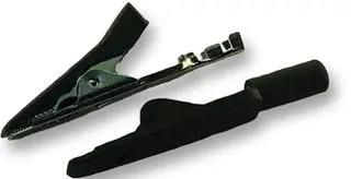 ALLIGATOR CLIP, 4MM, BLACK, PK5 , MKU 930318100