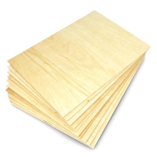 Birch plywood - 3mm - format 297x210mm - 10pcs. OLW-20474 5904422381127