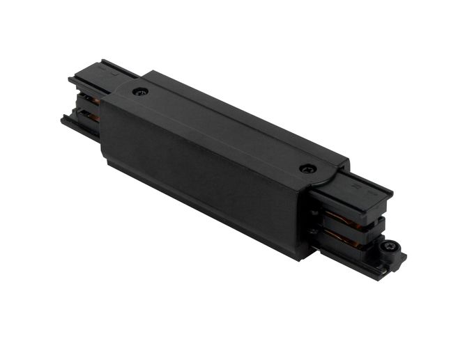 Connector I linear for 3 phase track LUMICANTO black with feeding PRIME 210639 5905378210639