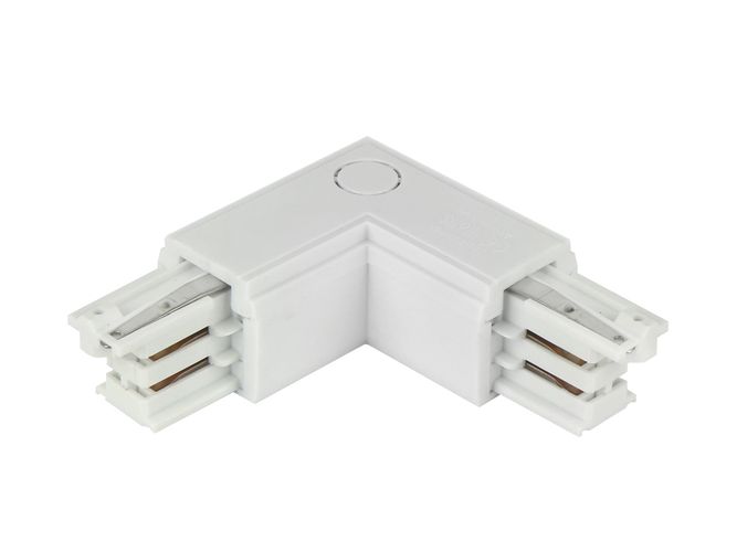 Connector L for 3 phase trak LUMICANTO left white with feeding PRIME 210646 5905378210646