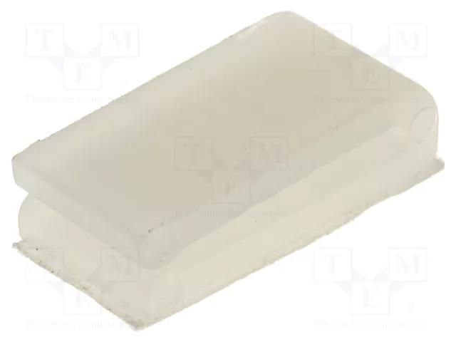 Self-adhesive cable holder; polyamide; natural; UL94V-2 KSS WIRING FC-1001