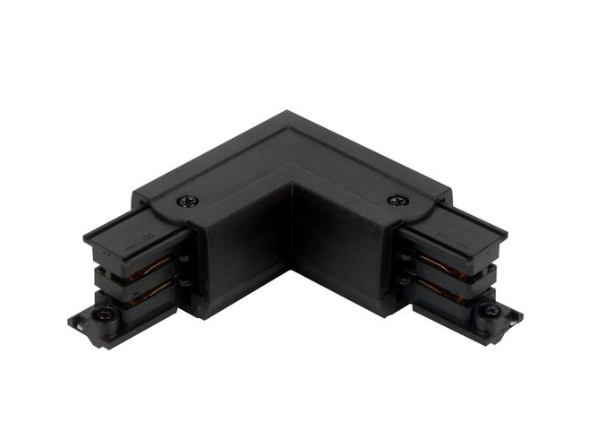 Connector L for 3 phase trak LUMICANTO right black with feeding PRIME 210714 5905378210714