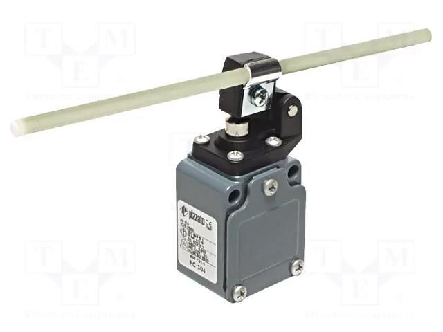 Limit switch; adjustable fiber glass rod, max length 187mm PIZZATO ELETTRICA FC304