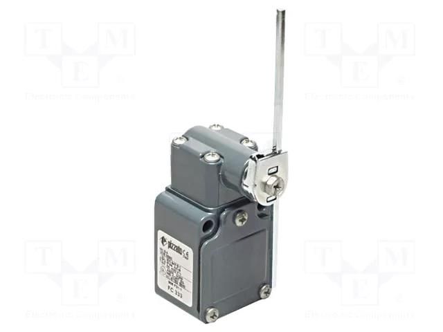 Limit switch; adjustable plunger, length R 19-116mm; NO + NC PIZZATO ELETTRICA FC333
