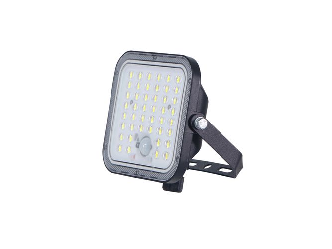 LED floodlight with solar panel and motion sensor LUNIR, 1400lm, 4000mAh, 4000K, 100° 211339 5905378211339