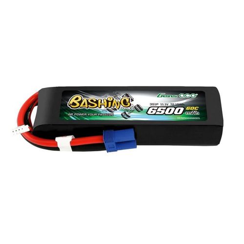 Gens Ace Bashing 6500mAh 11.1V 60C EC5 LiPo Battery, Gens ace GEA65003S60E5