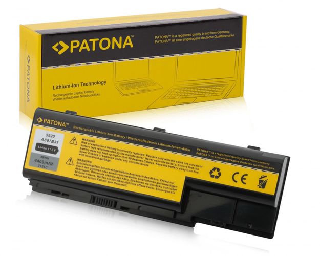 PATONA Battery Acer Aspire 5310 5520-6A2G12Mi 5710Z 5720 11,1V, PATONA 2121 4260226321082