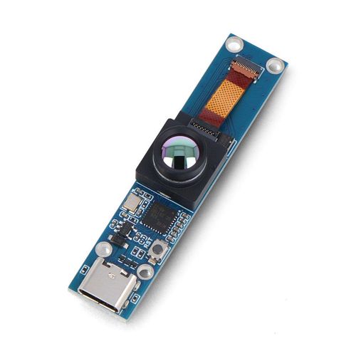 Thermal Camera HAT - IR thermal camera module for Raspberry Pi - 80x62px, 45 FOV - USB C - Waveshare 25288 WSR-23877