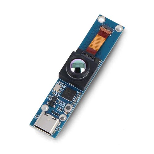 Thermal Camera HAT - IR thermal camera module for Raspberry Pi - 80x62px, 45 FOV - USB C - Waveshare 25288 WSR-23877