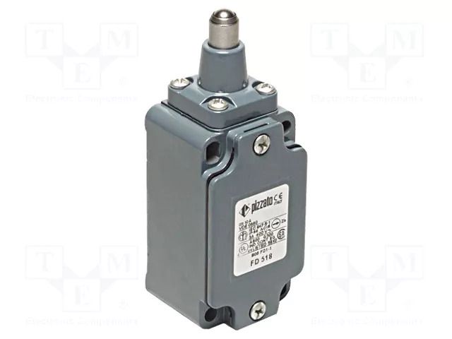 Limit switch; stainless steel sphere Ø8mm; NO + NC; 10A; PG13,5 PIZZATO ELETTRICA FD518