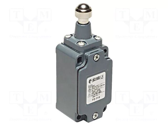 Limit switch; stainless steel sphere Ø12,7mm; NO + NC; 10A; IP67 PIZZATO ELETTRICA FD519