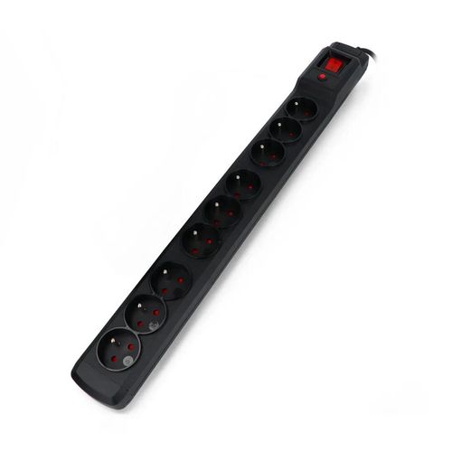 Power strip with protection Arcon M9 black - 9 sockets - 1,5m AAC-18588 5904722197893