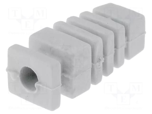 Strain relief; Dim: Ø4mm; L: 23mm; light grey MASZCZYK FI-7