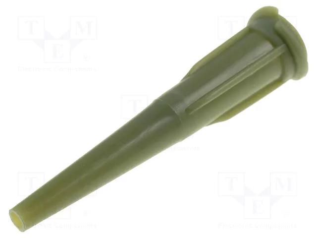 Needle: plastic; 1.25"; Size: 14; straight,conical; 1.6mm FISNAR FIS-14H