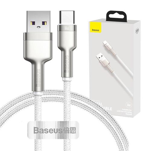 USB cable for USB-C Baseus Cafule, 66W, 1m (white), Baseus CAKF000102