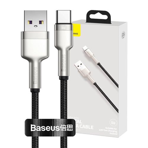 USB cable for USB-C Baseus Cafule, 66W, 0.25m (black), Baseus CAKF000001