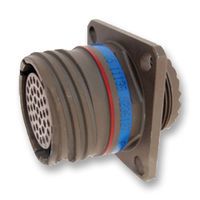 CIRCULAR CONN, RCPT, 11-99, WALL MOUNT; Military Specification:MIL-DTL-38999 Series III; Circular Connector Shell Style:Wall Mount Receptacle; No. of Contacts:7Contacts; Circular Contact Type:Crimp Socket; Coupling Style:Threaded; Insert Arrangement:11-99 D38999/20ZB99SN