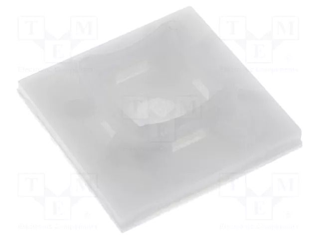 Holder; screw,self-adhesive; polyamide; UL94V-2; natural; C: 7.1mm FIX&FASTEN FIX-CM-25