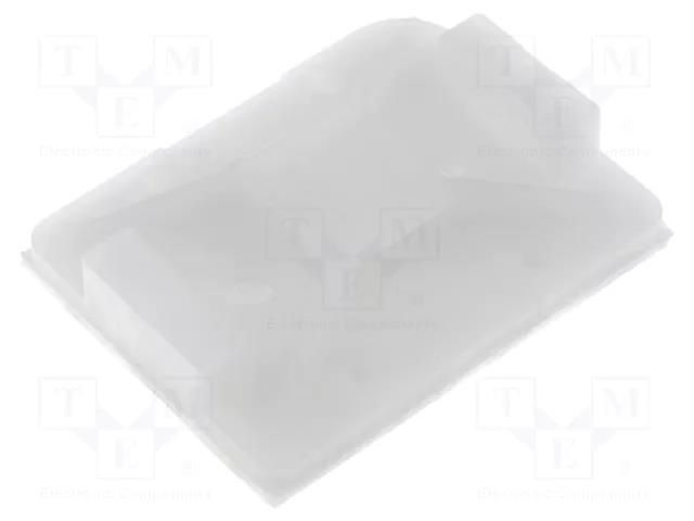 Holder; screw,self-adhesive; polyamide; UL94V-2; natural; C: 5.8mm FIX&FASTEN FIX-CM-30