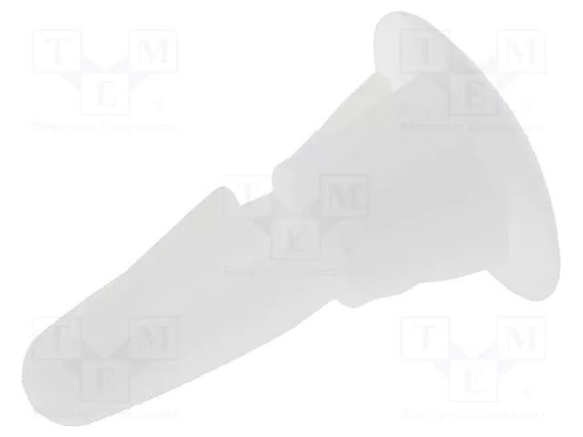 Assembly stud; polyamide; L: 4.8mm; snap fastener; Ø2: 6mm; Ø1: 4mm DREMEC FIX-CRLCBSR-4.8