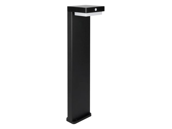 Lauko šviestuvas su saulės panele ir judesio jutikliu SUNTIS, įsmeigiamas, 220lm, 3000K, 2Ah, IP54, USB-C 218123 5905378218123