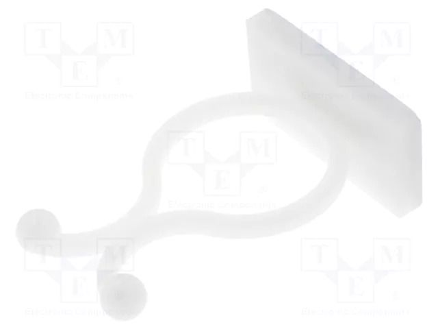 Cable clips; ØBundle : 17mm; polyamide; natural; UL94V-2; H: 37mm FIX&FASTEN FIX-KL-16