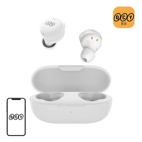 Wireless Earphones TWS QCY T17 (white), QCY T17-White