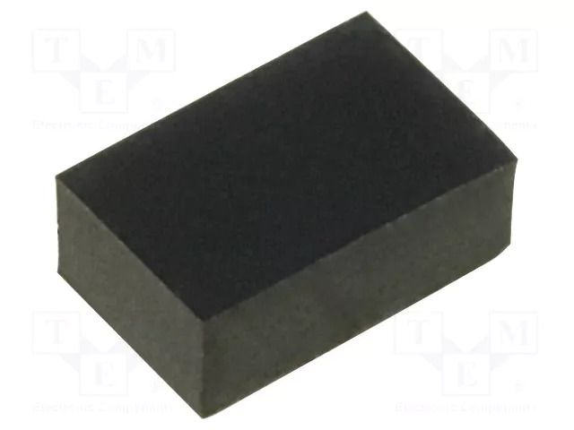 Self-adhesive foot; H: 2.5mm; black; rubber; W: 6mm; L: 4mm FIX&FASTEN FIX-SF-060425